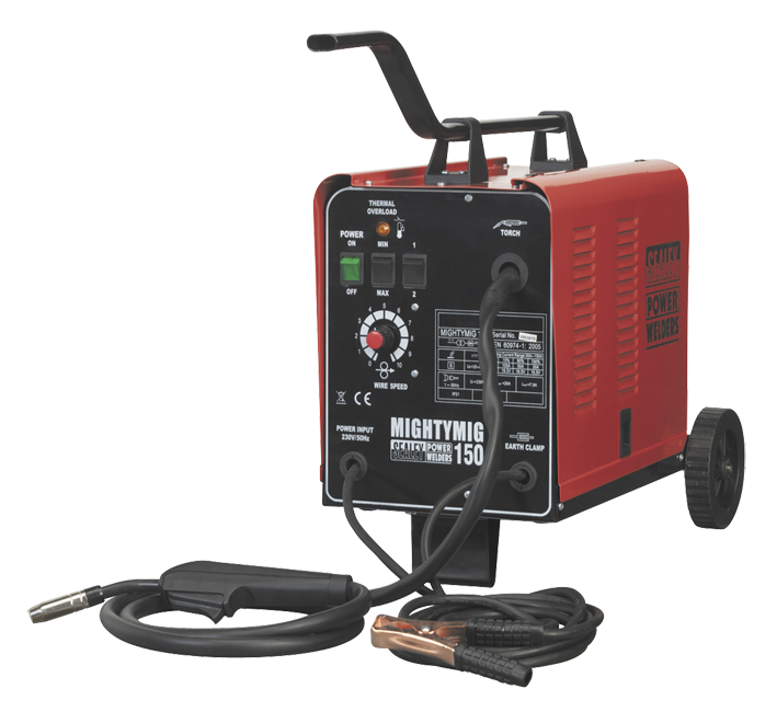 Mig Welder Gas/nogas Mighty Mig150 - Mig Welding, Transparent background PNG HD thumbnail