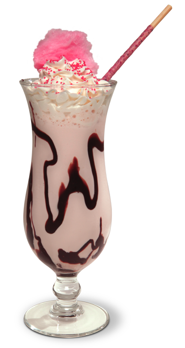 Blend And Pour Into Glass. Top With Strawberry Wedge. - Milkshake, Transparent background PNG HD thumbnail