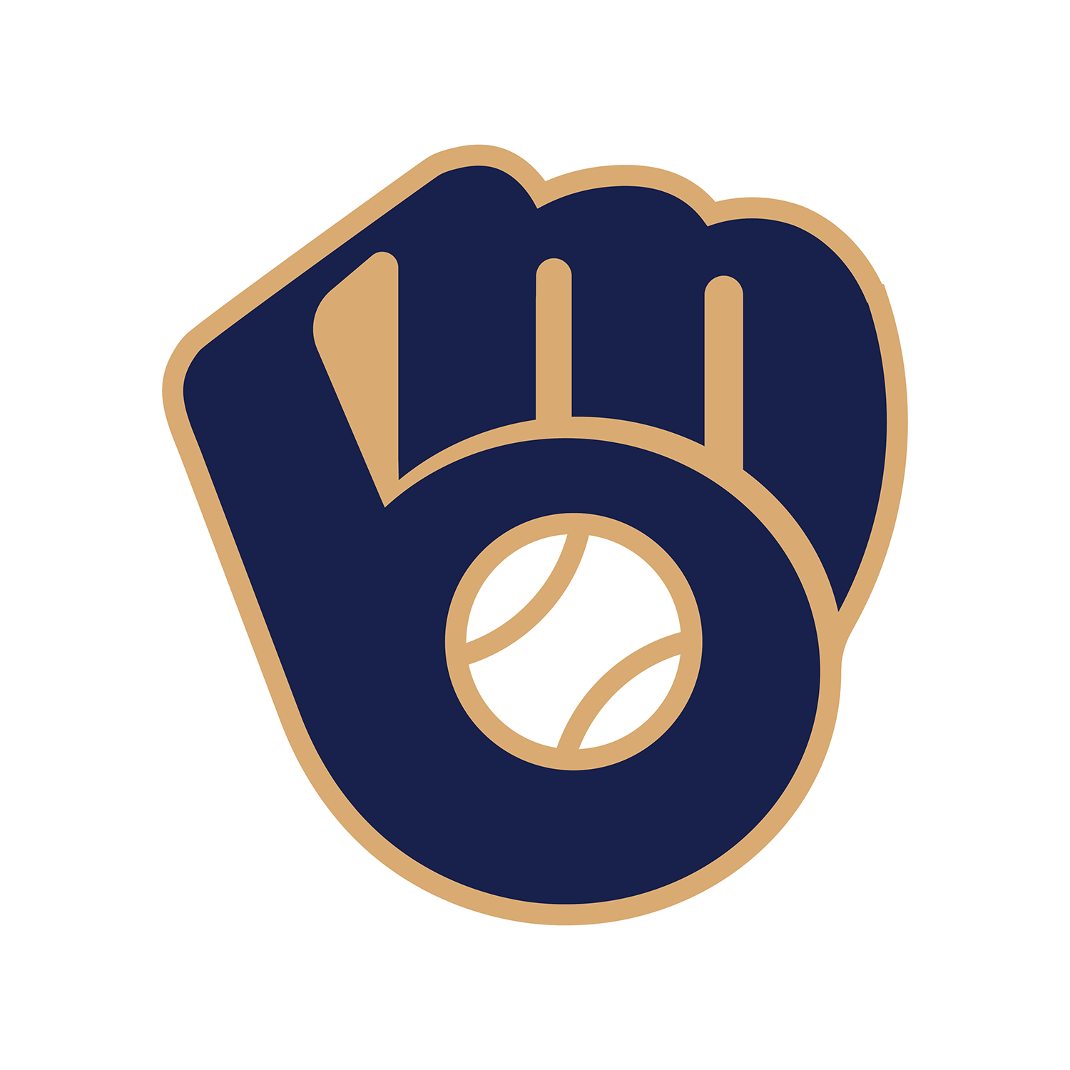 How Old Were You When You Realized The Old Milwaukee Brewers Logo Wasnu0027T Just A Glove, But It Was A Glove Made Up Of An M And A B? I Was Two Hdpng.com  - Milwaukee Brewers, Transparent background PNG HD thumbnail