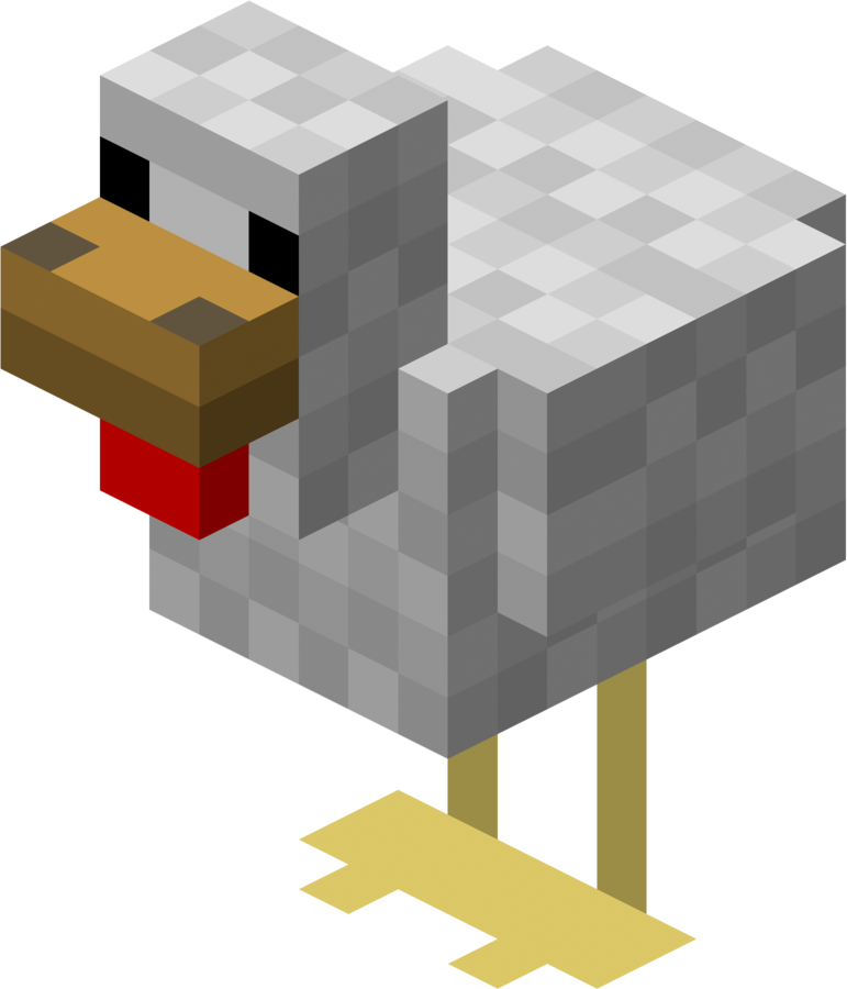 Minecraft Chicken Png Png Image - Minecraft, Transparent background PNG HD thumbnail