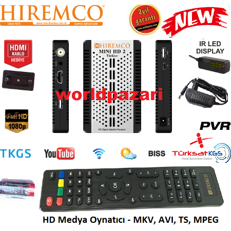 Hiremco Mini Hd Uydu Alicisi 3D Uyumlu Türk Mali - Mini, Transparent background PNG HD thumbnail