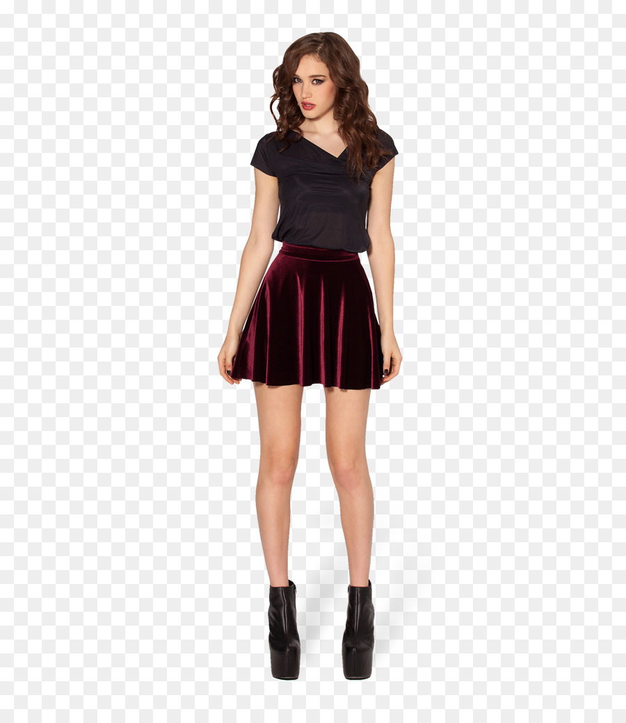Miniskirt Pret A Dress Pluspng.com Velvet   Velvet - Mini Skirt Dress, Transparent background PNG HD thumbnail
