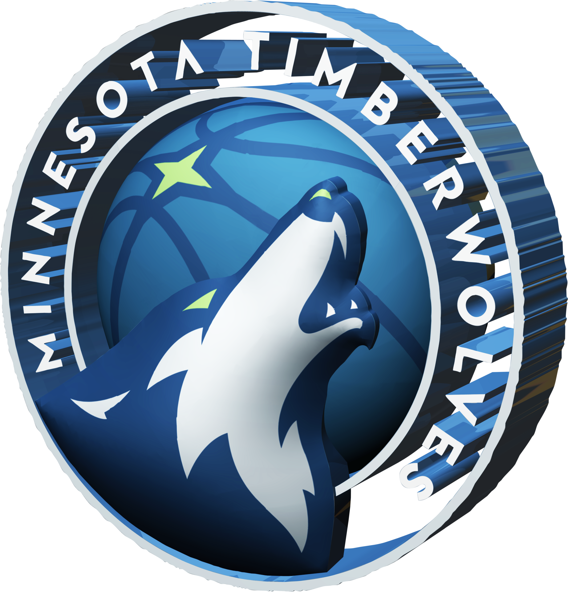 Minnesota Timberwolves 2017 2018 3D Logo - Minnesota Timberwolves, Transparent background PNG HD thumbnail