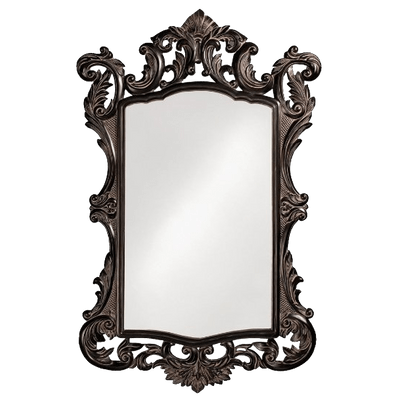 Vintage Bronze Mirror - Mirror, Transparent background PNG HD thumbnail
