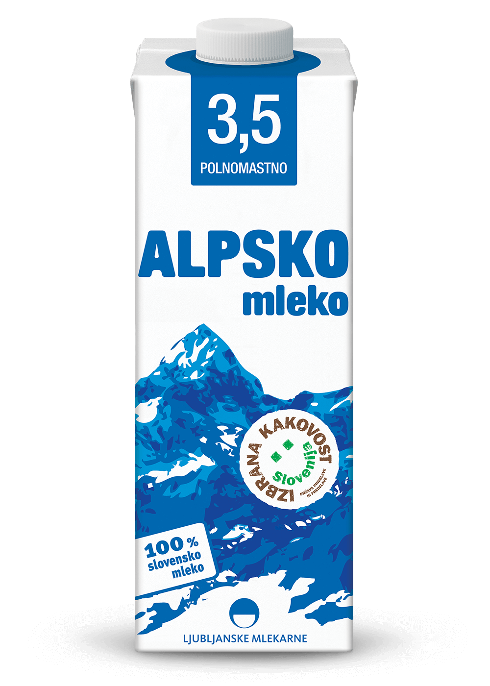 Alpsko Mleko S 3,5 % M.m. - Mleko, Transparent background PNG HD thumbnail