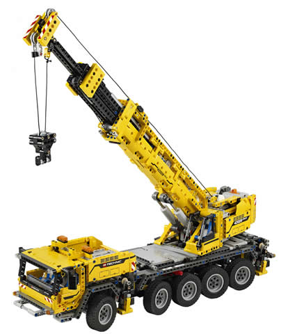 Lego Mobile Crane Mk Ii - Mobile Crane, Transparent background PNG HD thumbnail