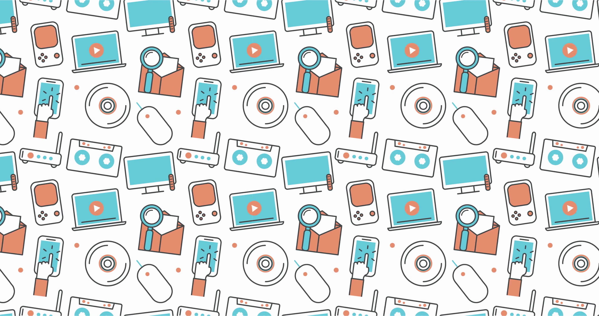 Modern Seamless Texture Background Of Flat Technology And Gadget Icons. Stock Video Footage   Videoblocks - Modern Technology Gadgets, Transparent background PNG HD thumbnail