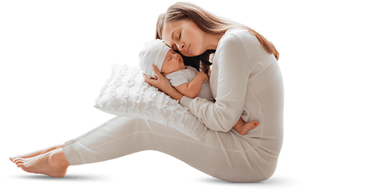 First Month After Delivery - Mom And Baby, Transparent background PNG HD thumbnail