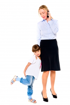 Business Women And Son - Mom And Son, Transparent background PNG HD thumbnail