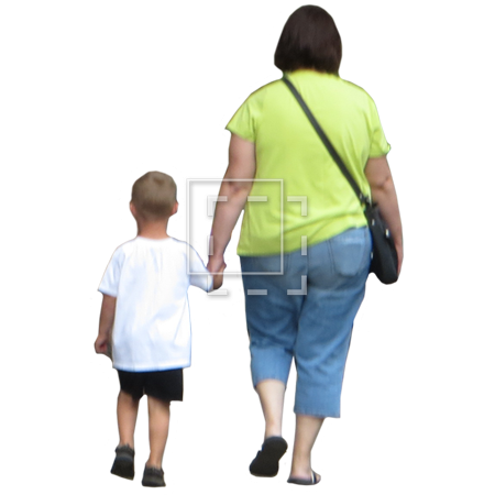 Mom And Son. Parent Category : Cutouts - Mom And Son, Transparent background PNG HD thumbnail