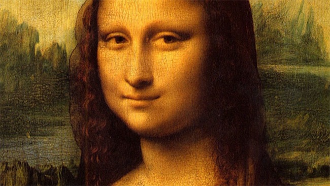 Naked Mona Lisa By Da Vinci, 