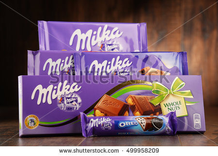 Poznan, Poland   Oct 13, 2016: Milka Is A Brand Of Chocolate Confection - Mondelez Vector, Transparent background PNG HD thumbnail