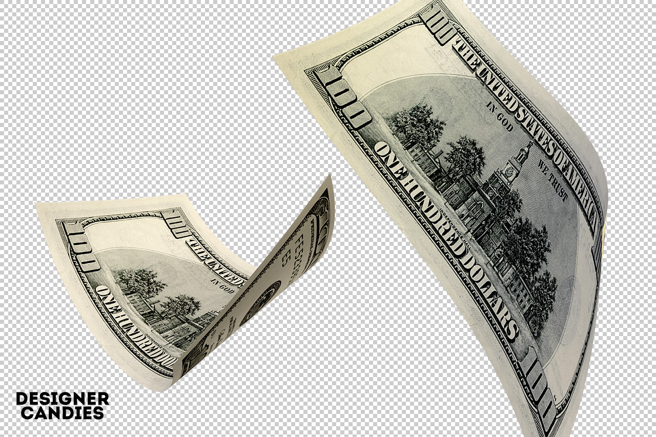 Falling Dollar Bills - Money Bills, Transparent background PNG HD thumbnail