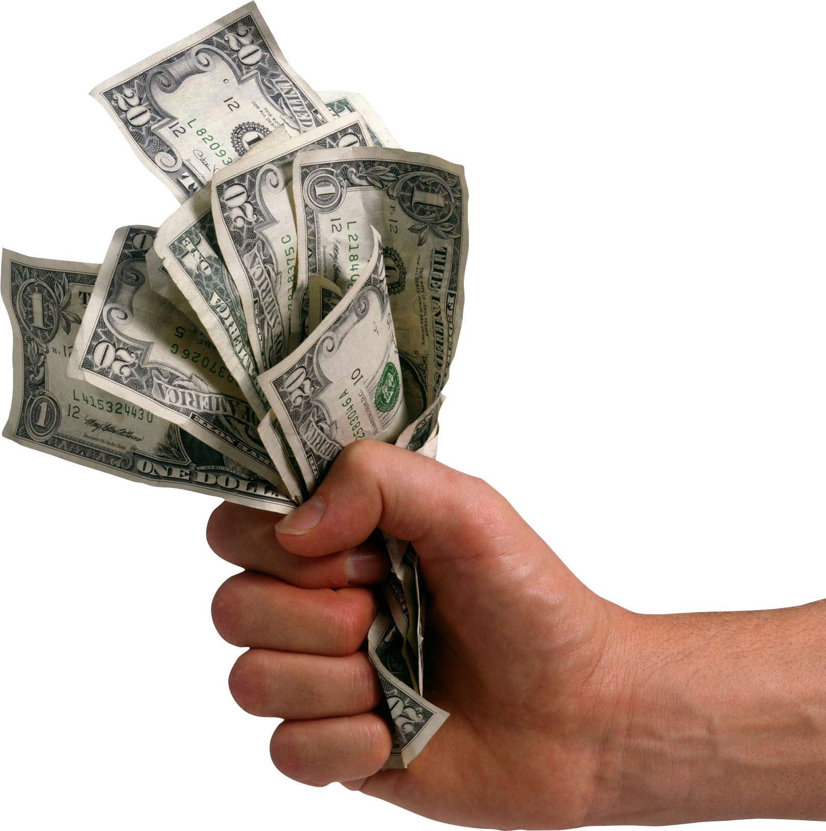 Money Dollars In Hand Png Image - Money, Transparent background PNG HD thumbnail