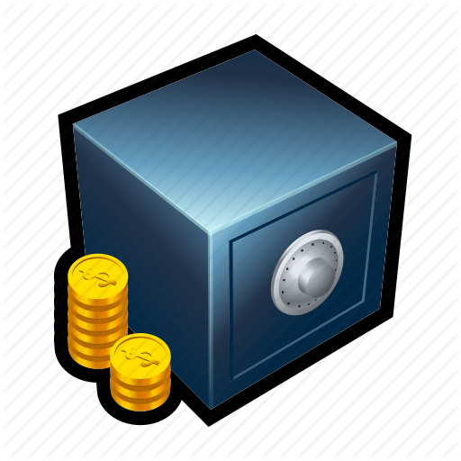 Bank, Coin, Gold, Monetary, Money, Treasure, Vault Icon - Money Vault, Transparent background PNG HD thumbnail