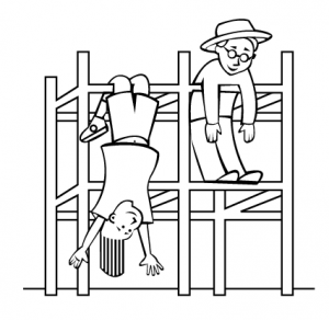 Monkey Bars Clipart Black And White - Monkey Bars Black And White, Transparent background PNG HD thumbnail