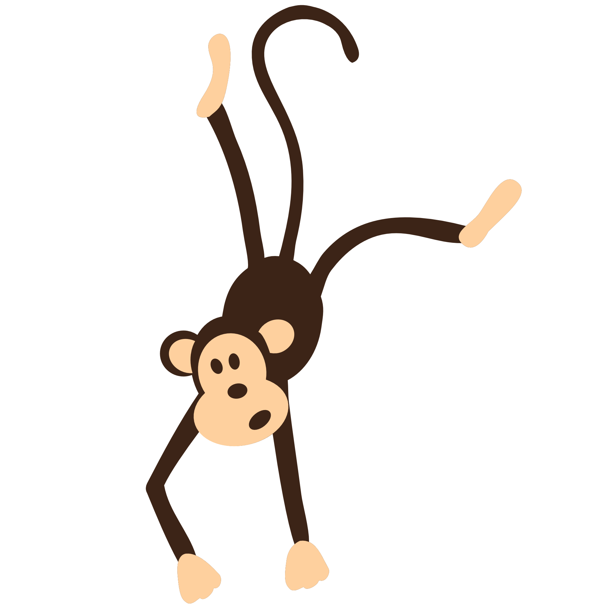 Monkey Png Png Image - Monkey, Transparent background PNG HD thumbnail
