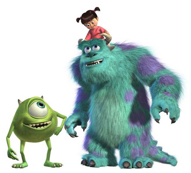 Boou0026Sulleyu0026Mike.png - Monsters Inc Characters, Transparent background PNG HD thumbnail