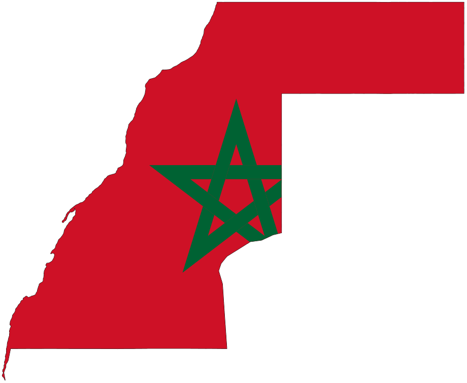 Click On The Flag Morocco Map Of Western Sahara Hdpng.com  - Morocco, Transparent background PNG HD thumbnail