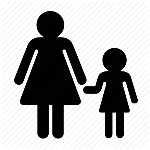 Daughter, Family, Mother, Navigation Icon - Mother And Daughter, Transparent background PNG HD thumbnail