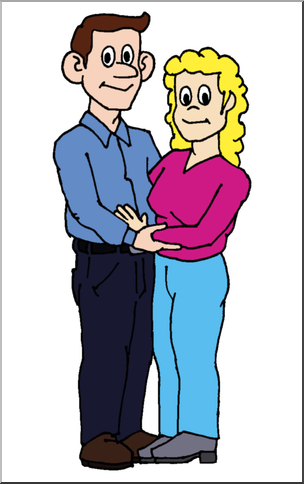 Clip Art: Family: Mother U0026 Father Color I Abcteach Pluspng.com   Preview 1 - Mother And Father, Transparent background PNG HD thumbnail