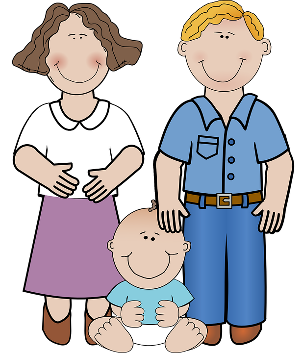 Family, Adult, Man, Child, Baby, Mother, Father - Mother And Father, Transparent background PNG HD thumbnail