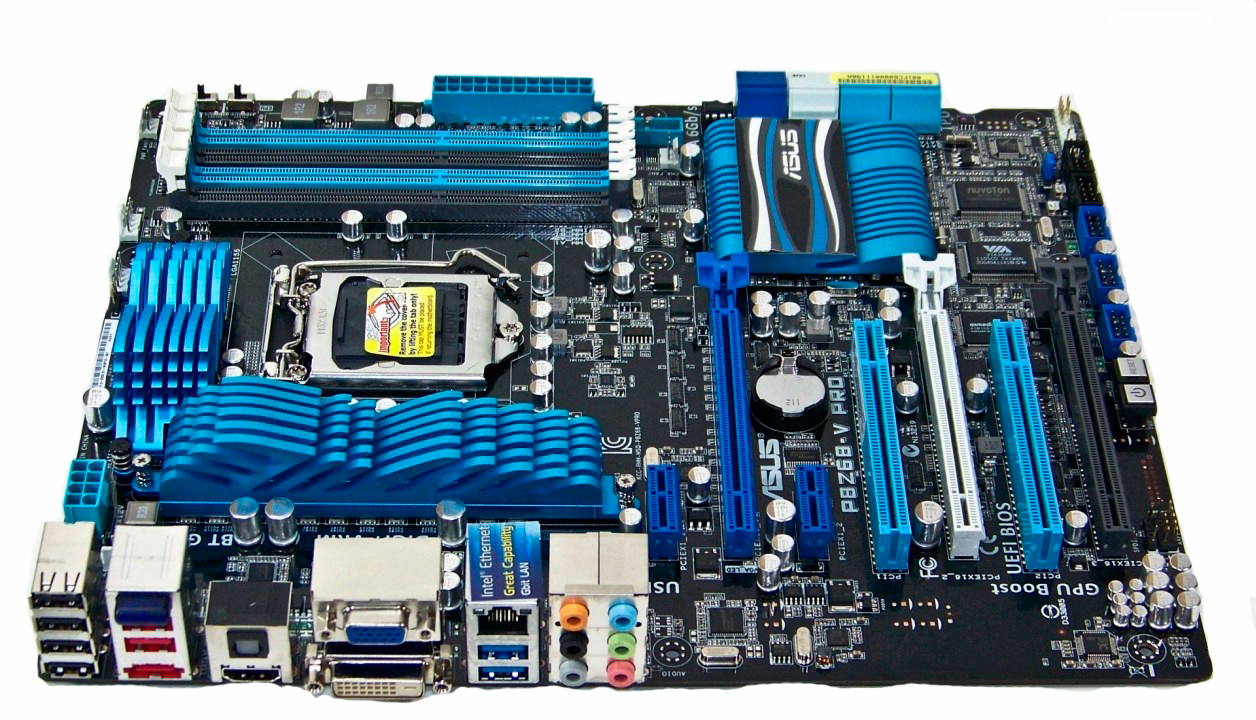 Motherboard Components Png 210X210   Motherboard Png Transparent Free Images - Motherboard, Transparent background PNG HD thumbnail