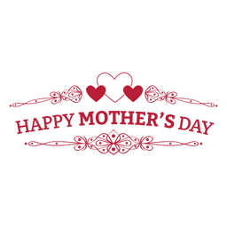 Mothers Day Retro Badge - Mothers Day, Transparent background PNG HD thumbnail