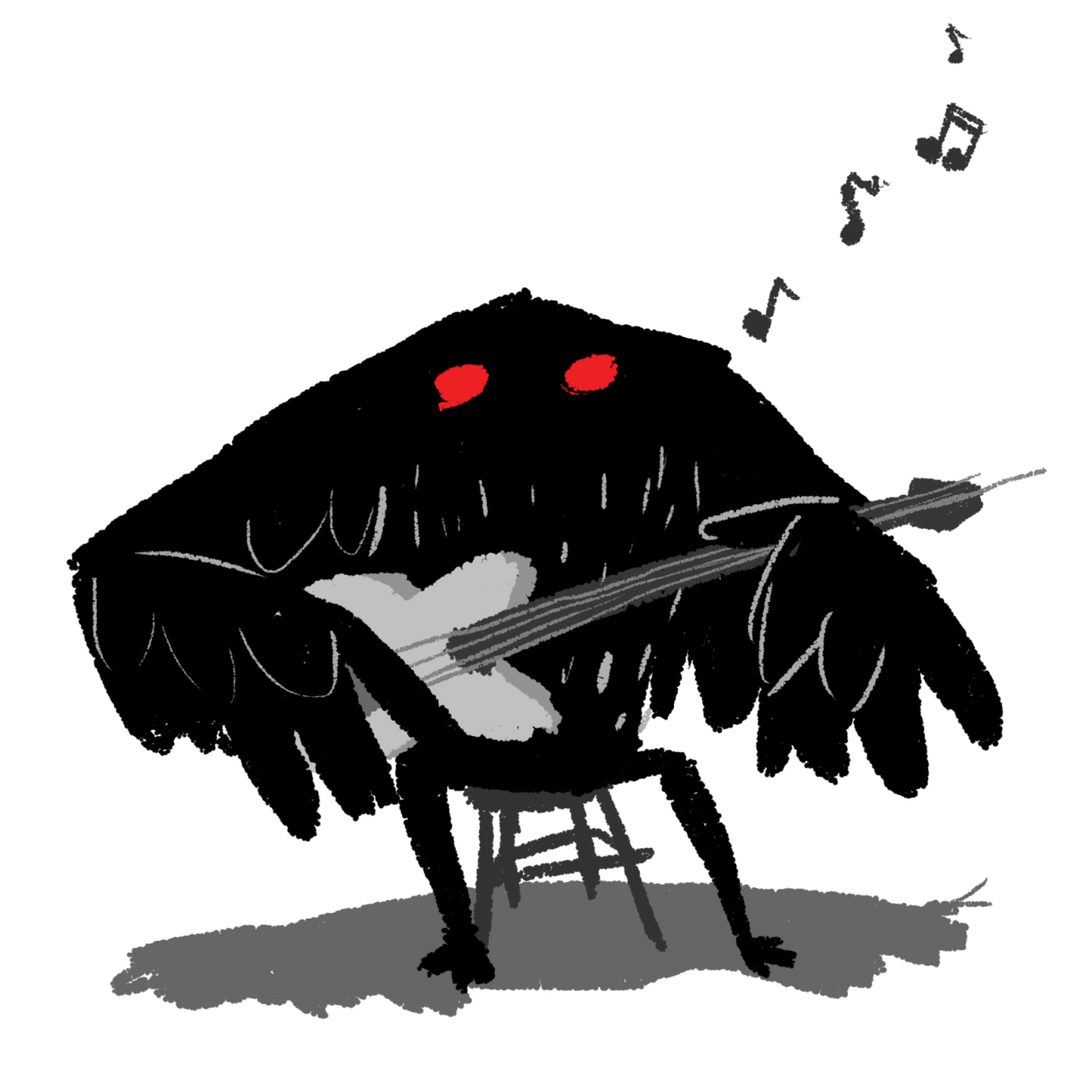 Mothman Of The Day Is: Mothman Considering Getting The Band Back Together. - Mothman, Transparent background PNG HD thumbnail