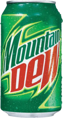 Png 214X400 Mountain Dew Can Transparent Background - Mountain Dew, Transparent background PNG HD thumbnail