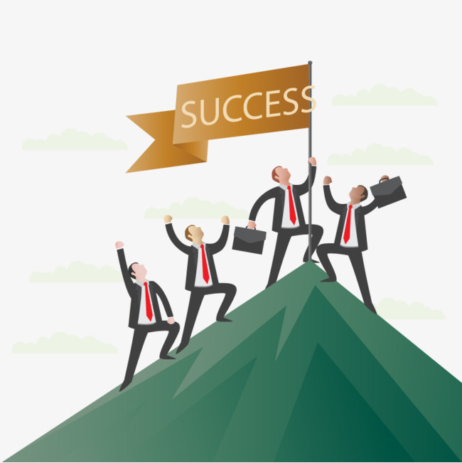 Business Success Vector Banner, Hd, Vector, Mountain Peak Free Png And Vector - Mountain Peak, Transparent background PNG HD thumbnail