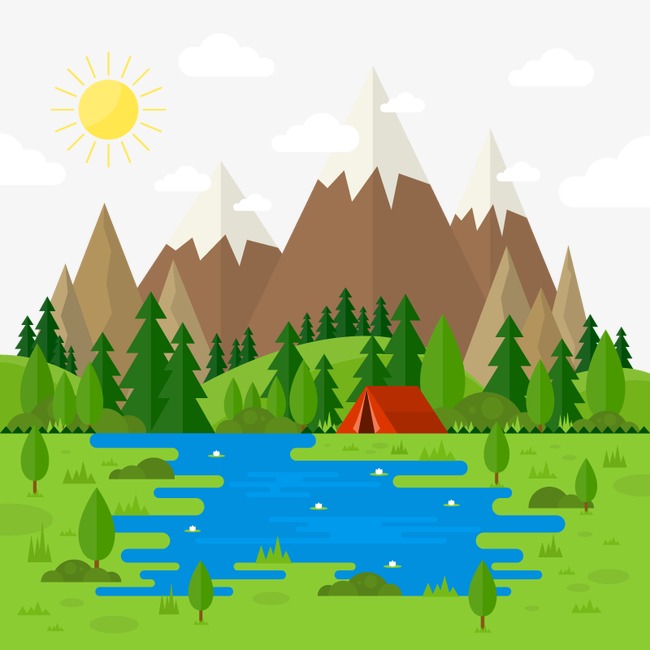 Vector Camping, Hd, Vector, Mountain Peak Free Png And Vector - Mountain Peak, Transparent background PNG HD thumbnail