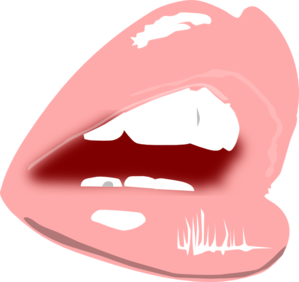 Mouth with speech bubbles