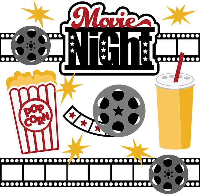Movie Rental Clipart Movie Night - Movie Night, Transparent background PNG HD thumbnail