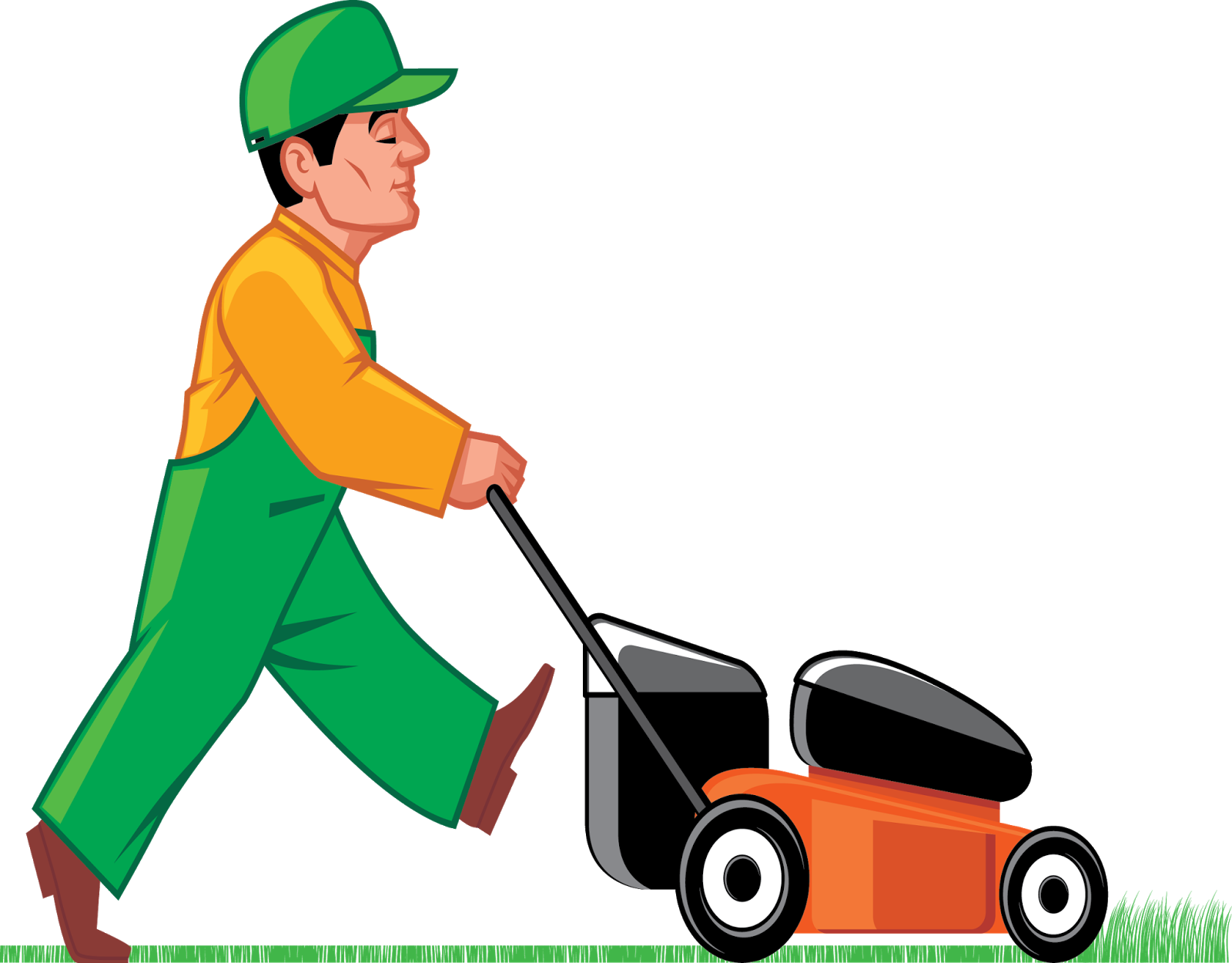 Cutting Grass Cliparts #2734489 - Mow The Lawn, Transparent background PNG HD thumbnail