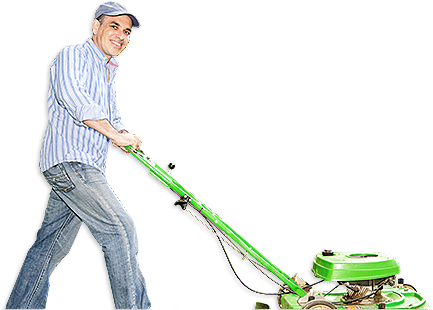 Mow The Lawn Png - Guy Mowing Easter Seals Disability Services, Transparent background PNG HD thumbnail