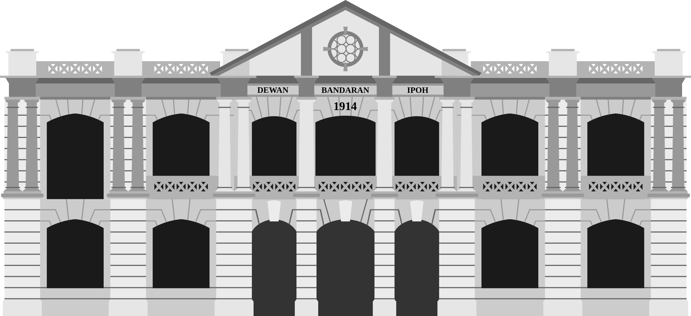 Big Image (Png) - Municipal Hall, Transparent background PNG HD thumbnail