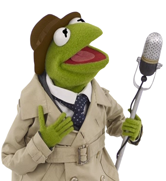 Reporter Kermit 1.png - Muppets, Transparent background PNG HD thumbnail