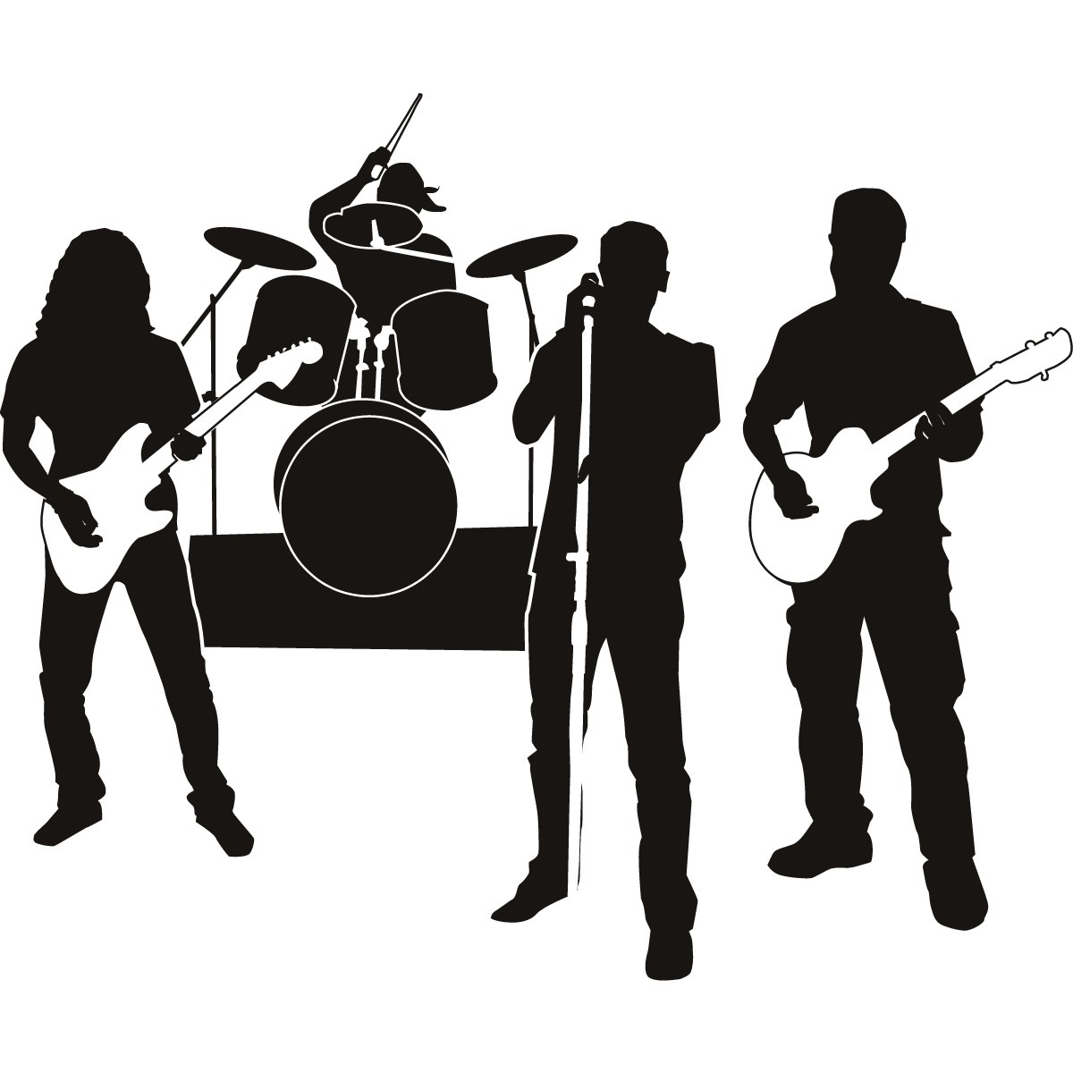 Bands - Music Band, Transparent background PNG HD thumbnail