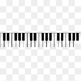 Piano - Music Keyboard, Transparent background PNG HD thumbnail