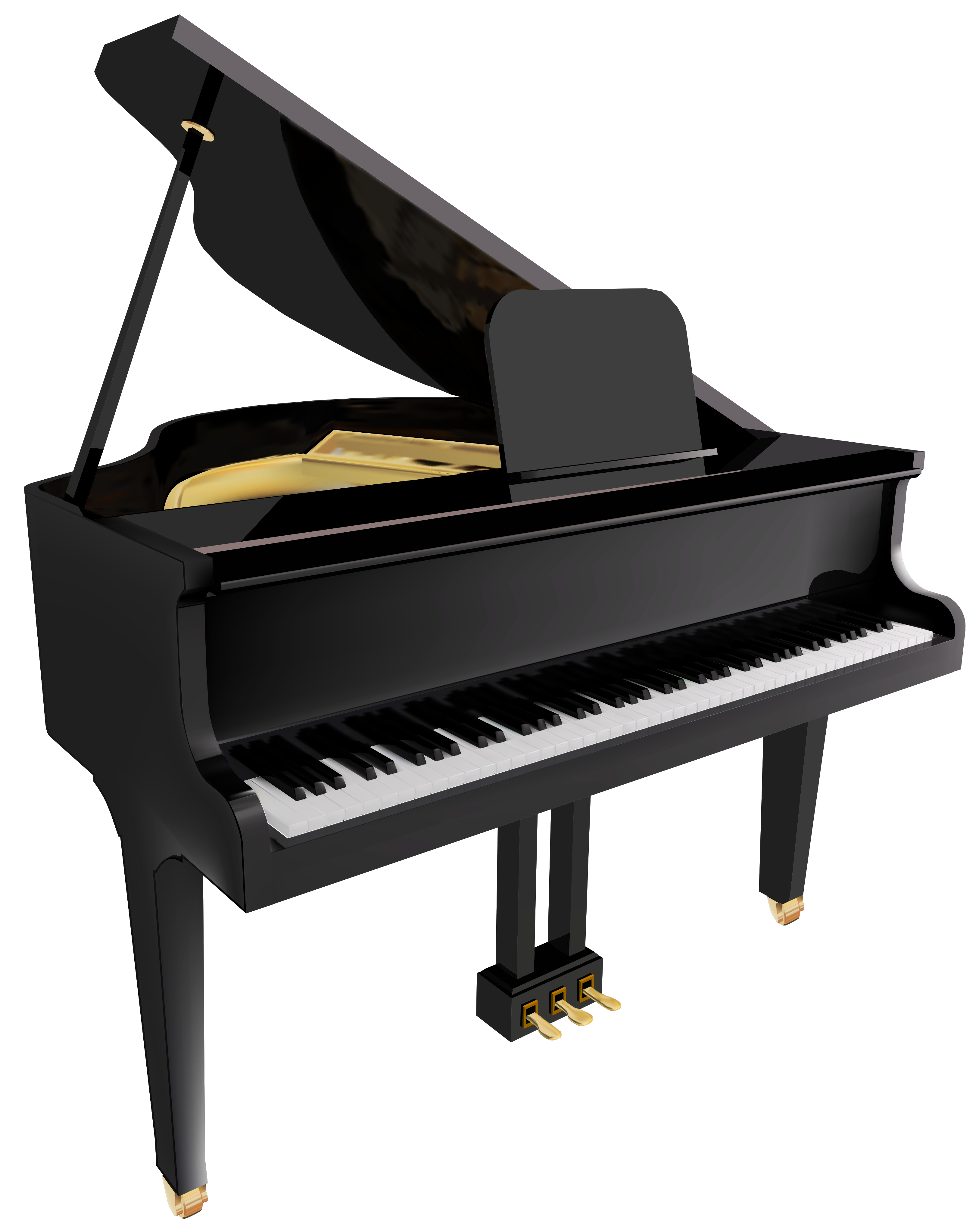 Piano Png Image - Music Keyboard, Transparent background PNG HD thumbnail