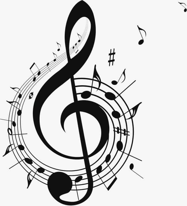 Black Music Symbol Design, Musical Note, Music, Symbol Design Png And Psd - Music Notes, Transparent background PNG HD thumbnail