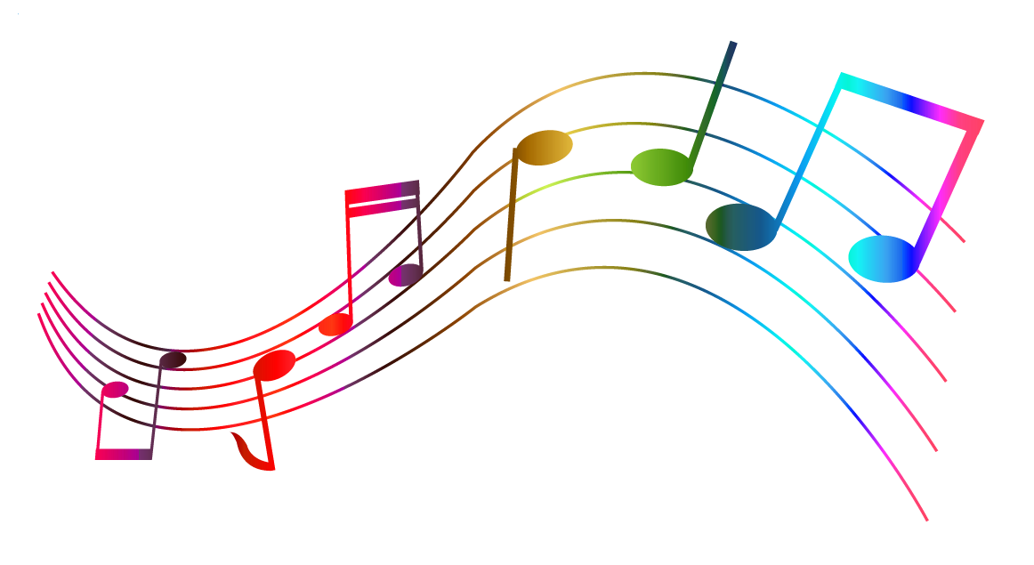 Transparent Colorful Notes Png Clipart - Music Notes, Transparent background PNG HD thumbnail