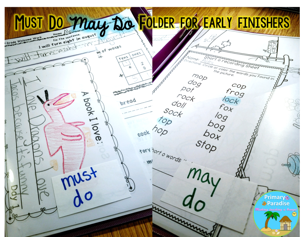 Early Finishers In Your Classroom? Keep Them Learning And Engaged With These 5, Simple - Must Do May Do, Transparent background PNG HD thumbnail