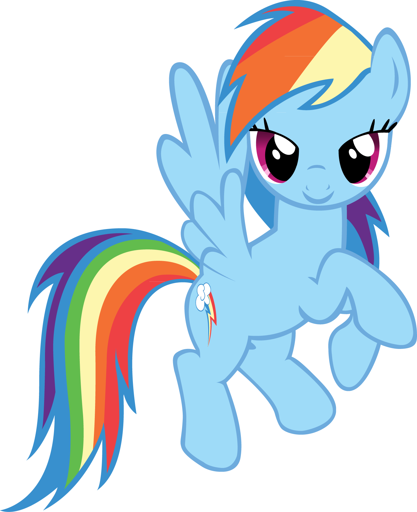 My Little Pony Rainbow Dash Clipart - My Little Pony, Transparent background PNG HD thumbnail