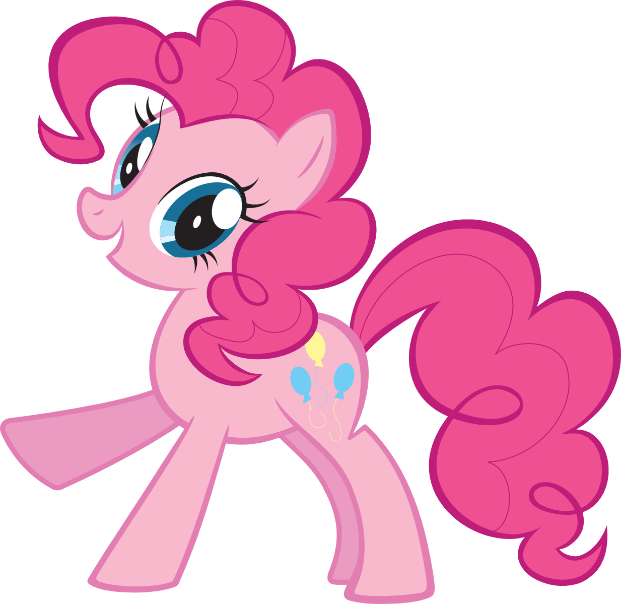 Pinkie Pie High Resolution From Hubworld.png - My Little Pony, Transparent background PNG HD thumbnail