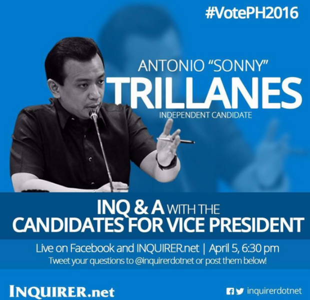 Full Text: Inqu0026A With Vice Presidential Candidate Sonny Trillanes | Inquirer News - Nagmamano, Transparent background PNG HD thumbnail