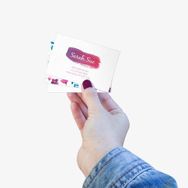Holding A Business Card, Hd, Female, Nail Polish Free Png And Psd - Nail, Transparent background PNG HD thumbnail