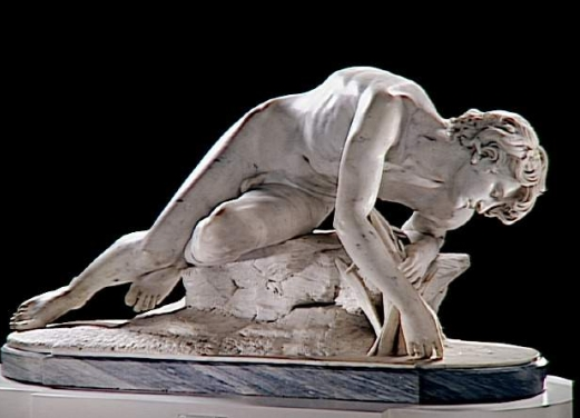 Ernest Eugene Hiolle (1834 1886) Narcissus. 1868. Marble. Like The Greek Myth Hdpng.com  - Narcissus Greek Mythology, Transparent background PNG HD thumbnail