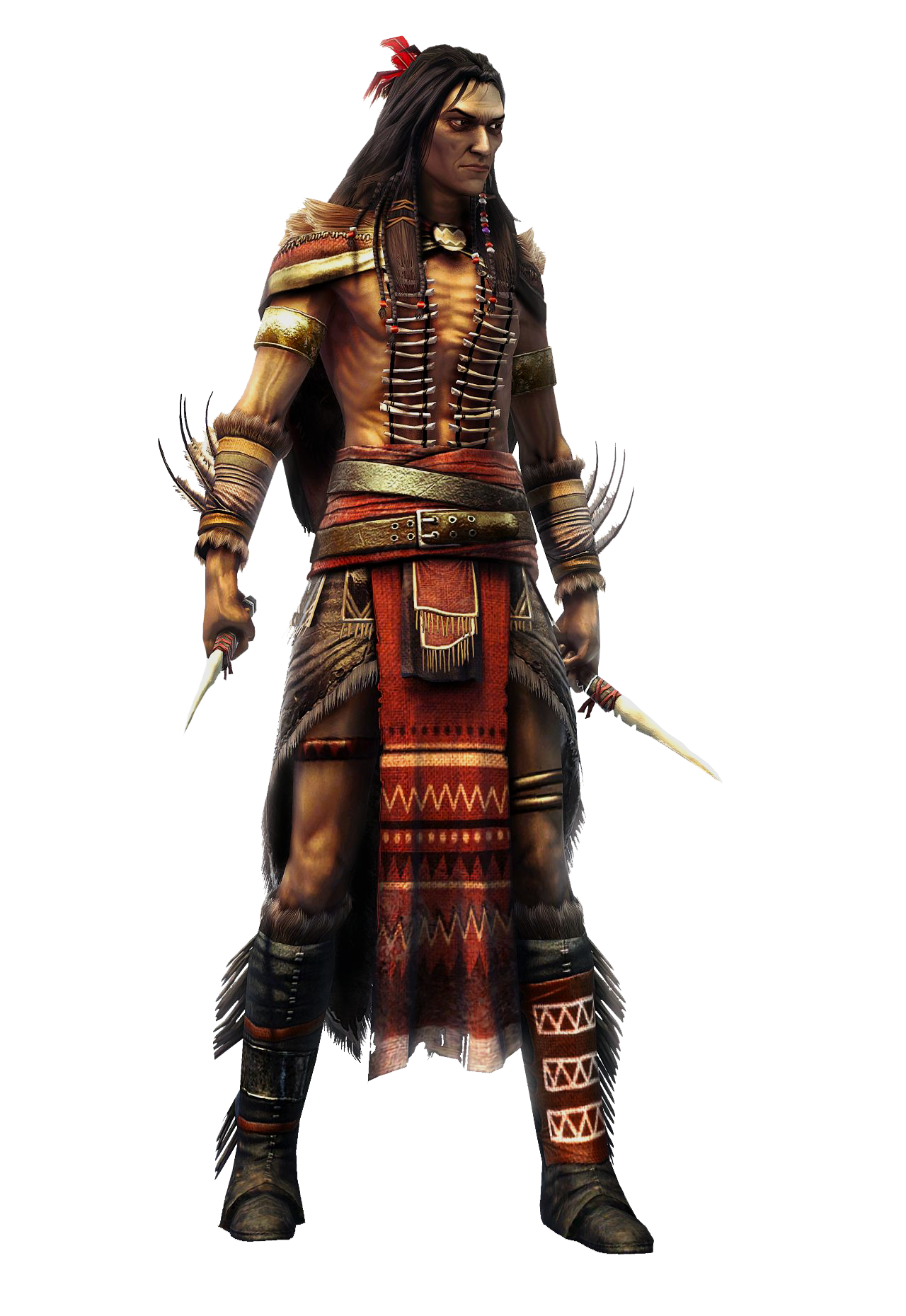 Coyote_Manpng - Native American Man, Transparent background PNG HD thumbnail